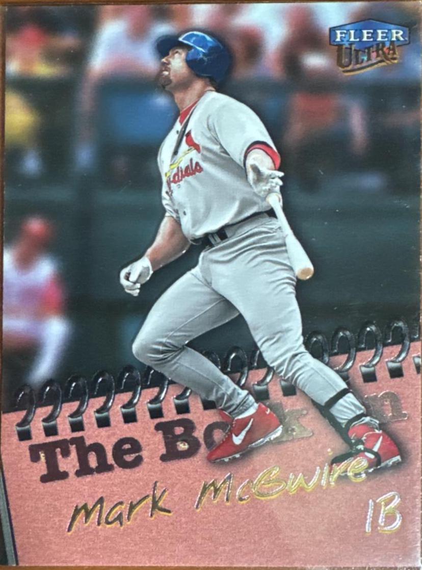 Mark McGwire #7 Baseball Cards 1999 Ultra the Book on