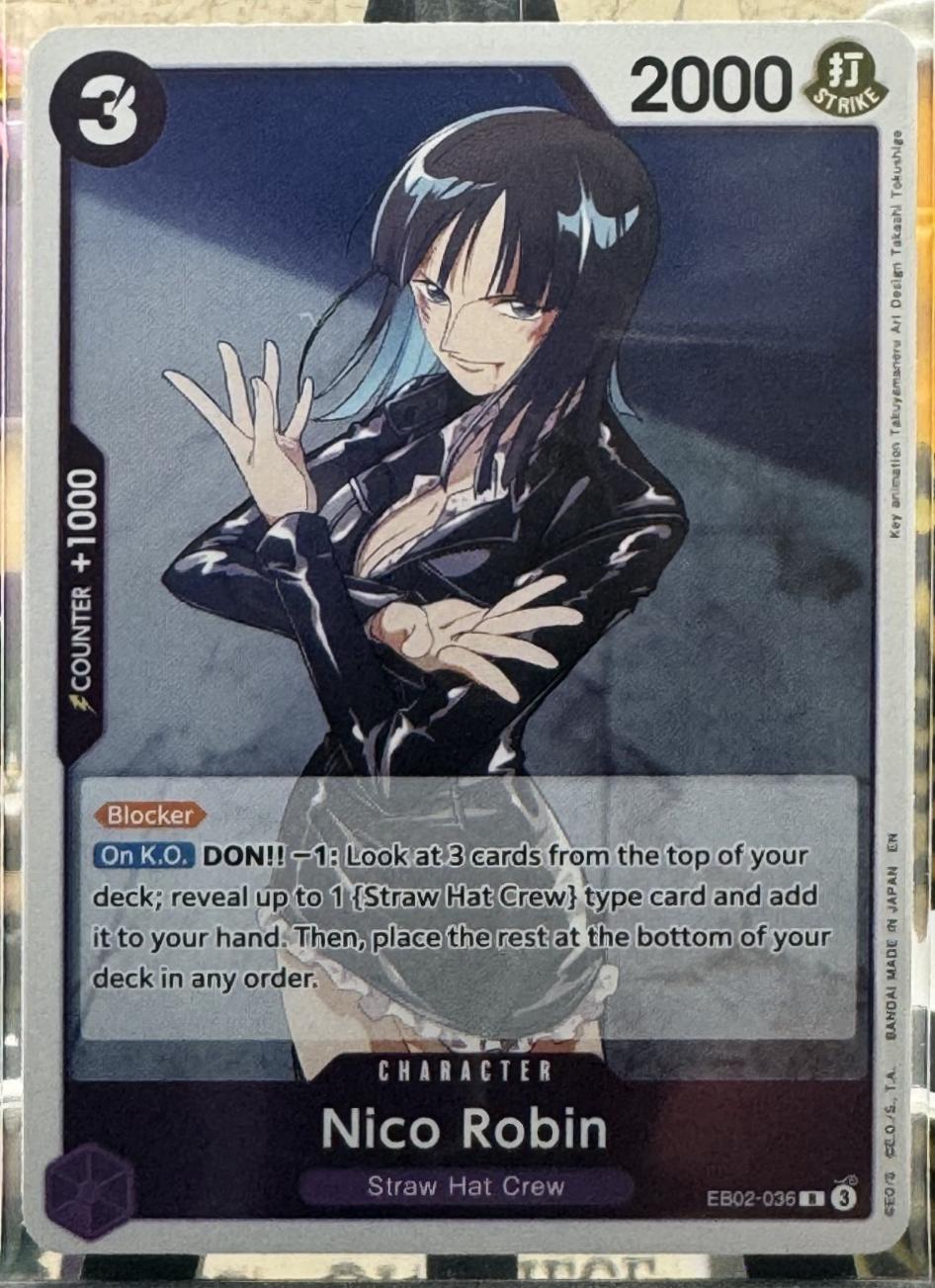 Nico Robin EB02-036 One Piece Extra Booster Anime 25th Collection
