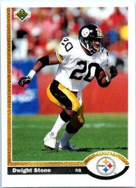 Dwight Stone #304 Football Cards 1991 Upper Deck