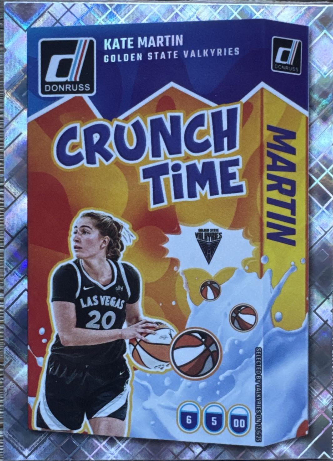 Kate Martin #11 2025 Panini Donruss WNBA Crunch Time