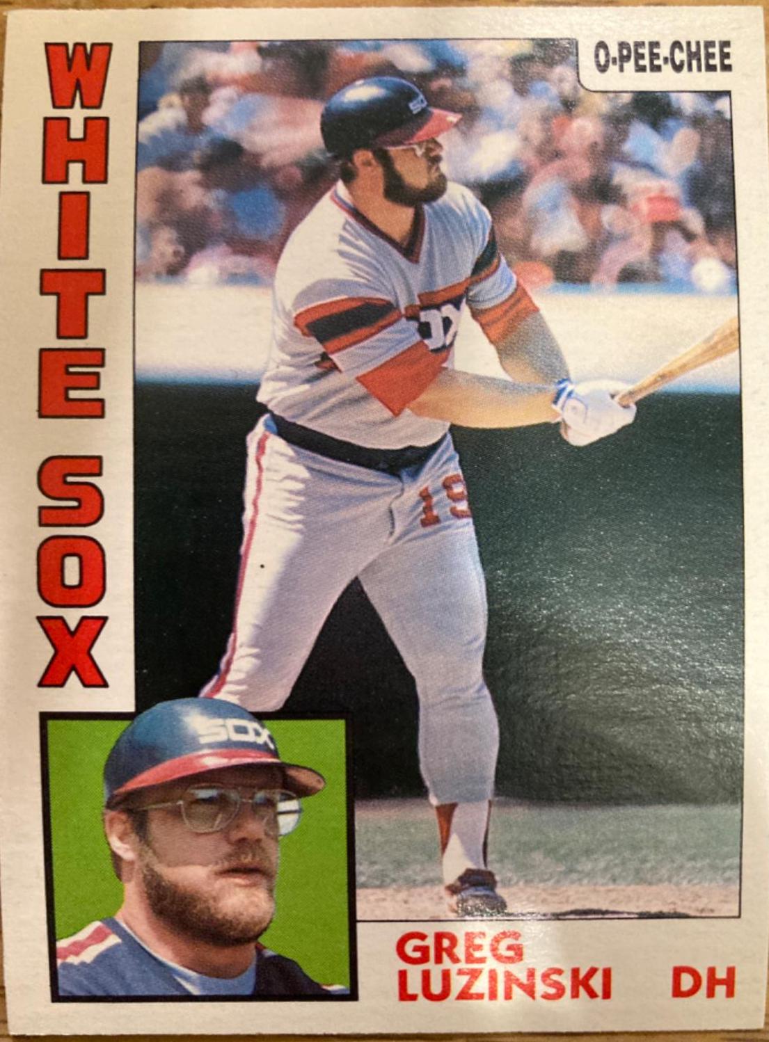 Greg Luzinski #20 Baseball Cards 1984 O Pee Chee
