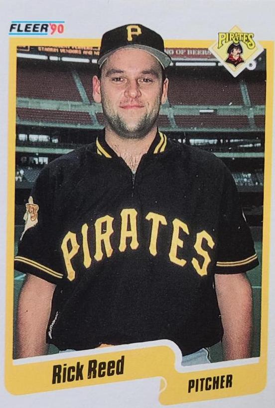 Rick Reed #477 Baseball Cards 1990 Fleer