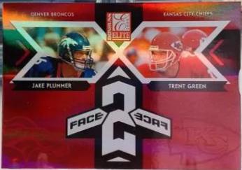 Jake Plummer Trent Green #CB-19 Football Cards 2005 Panini Donruss Elite Face 2 Face