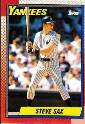 Steve Sax #560 Baseball Cards 1990 Topps
