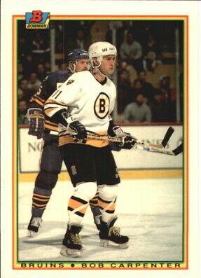 Bob Carpenter #30 Hockey Cards 1990 Bowman Tiffany