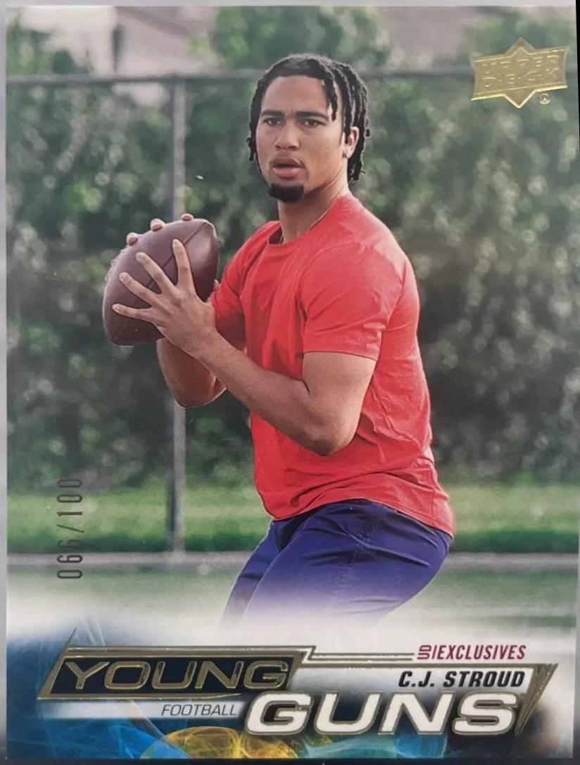 C.J Stroud #YG-19 Football Cards 2023 Upper Deck Goodwin Champions