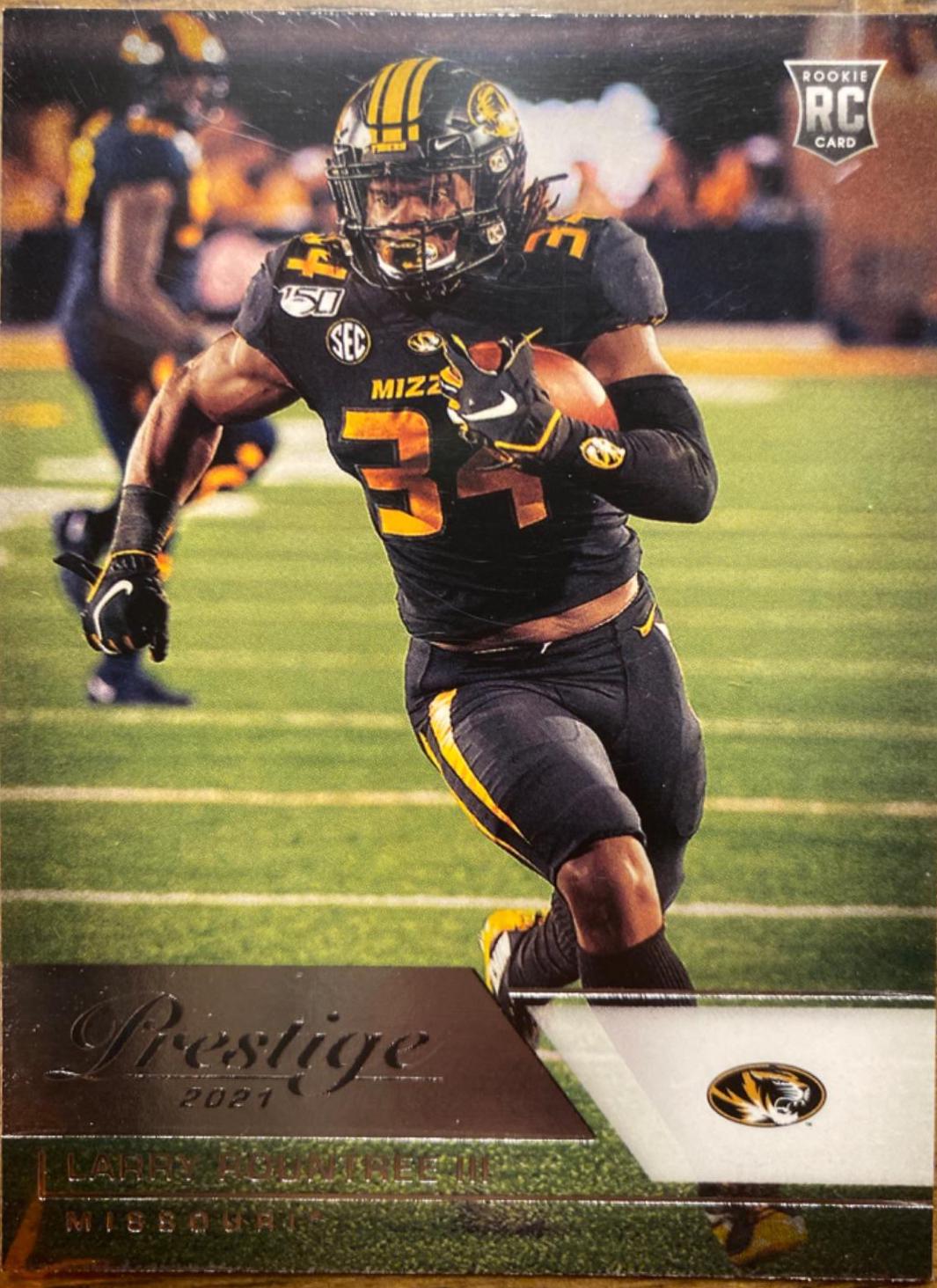Larry Rountree III #76 Football Cards 2021 Panini Chronicles Draft Picks