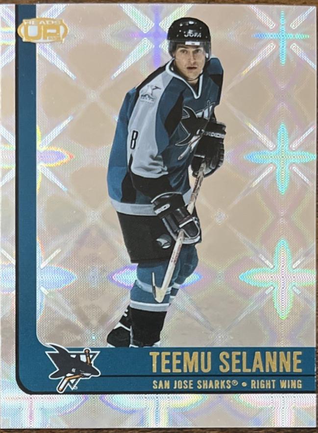 Teemu Selanne #85 2001 Pacific Heads Up Hockey