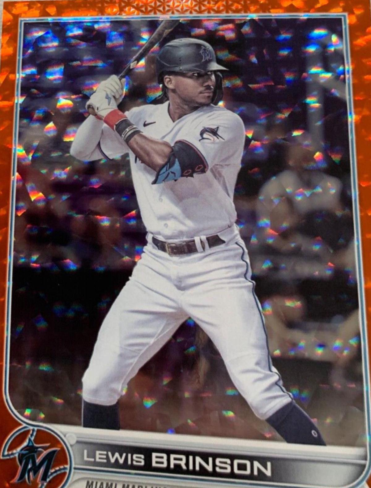 Lewis Brinson [Orange Foilboard] #638