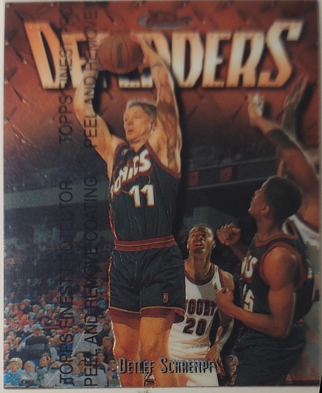 Detlef Schrempf #236 1997-98 Finest Basketball