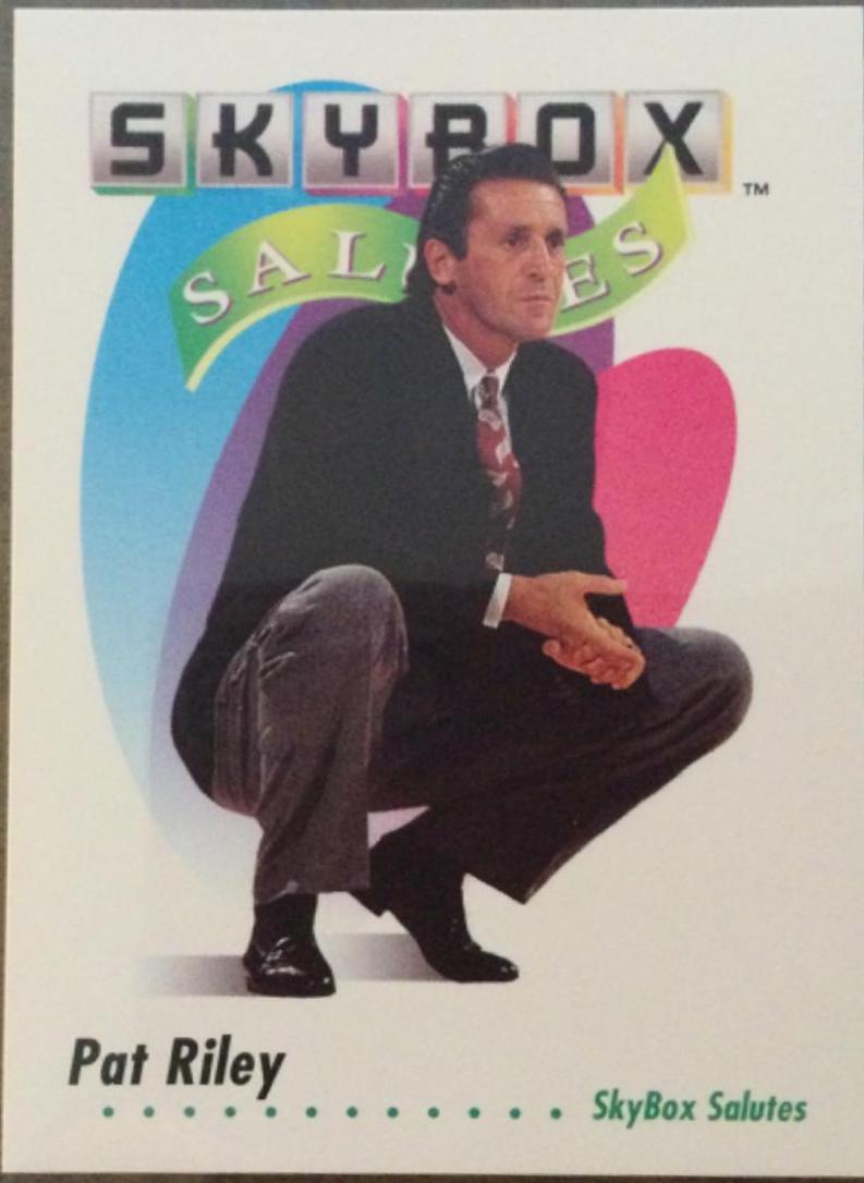 Pat Riley #576 Basketball Cards 1991 Skybox