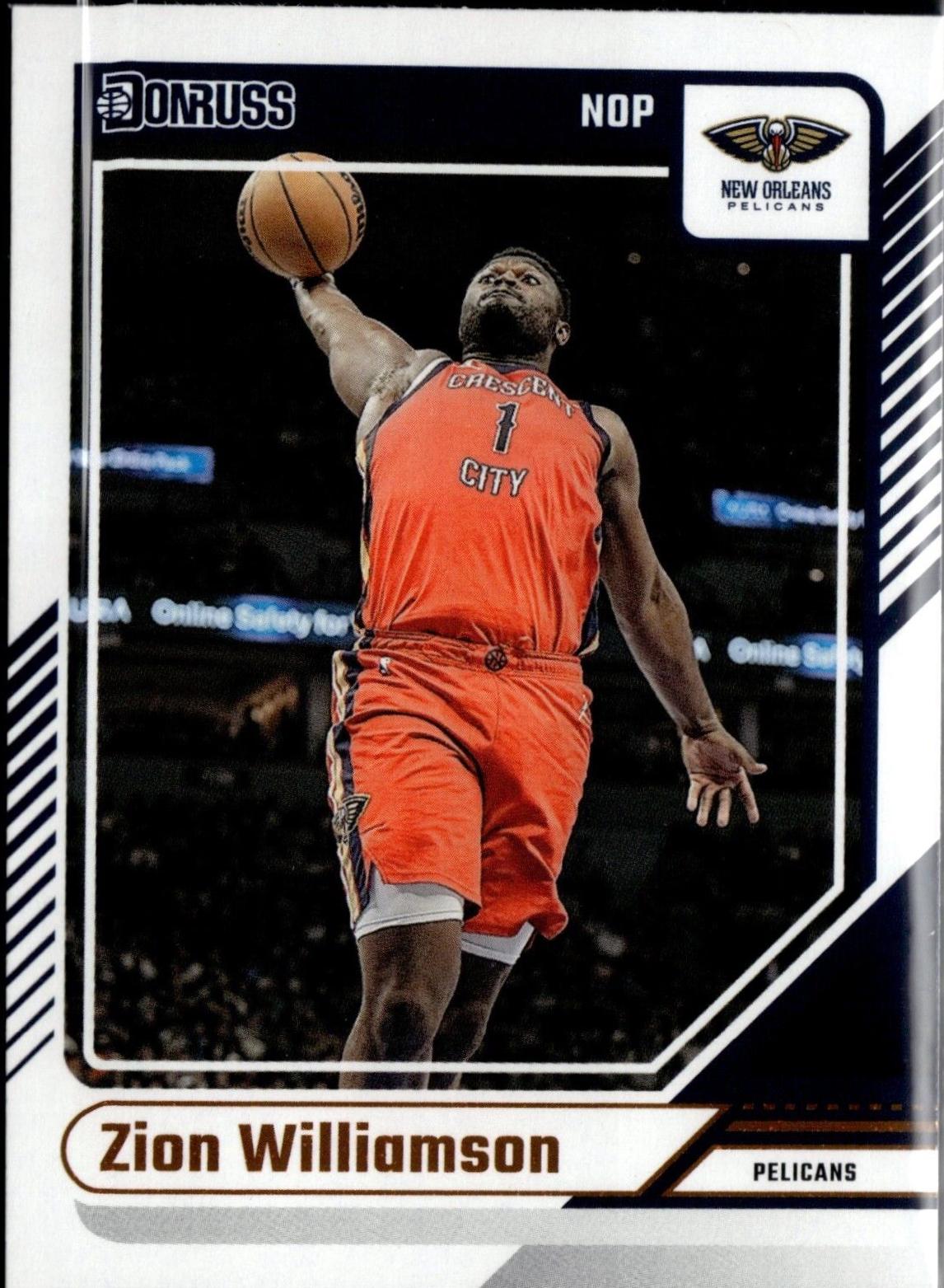 Zion Williamson #129 Basketball Cards 2024 Panini Donruss