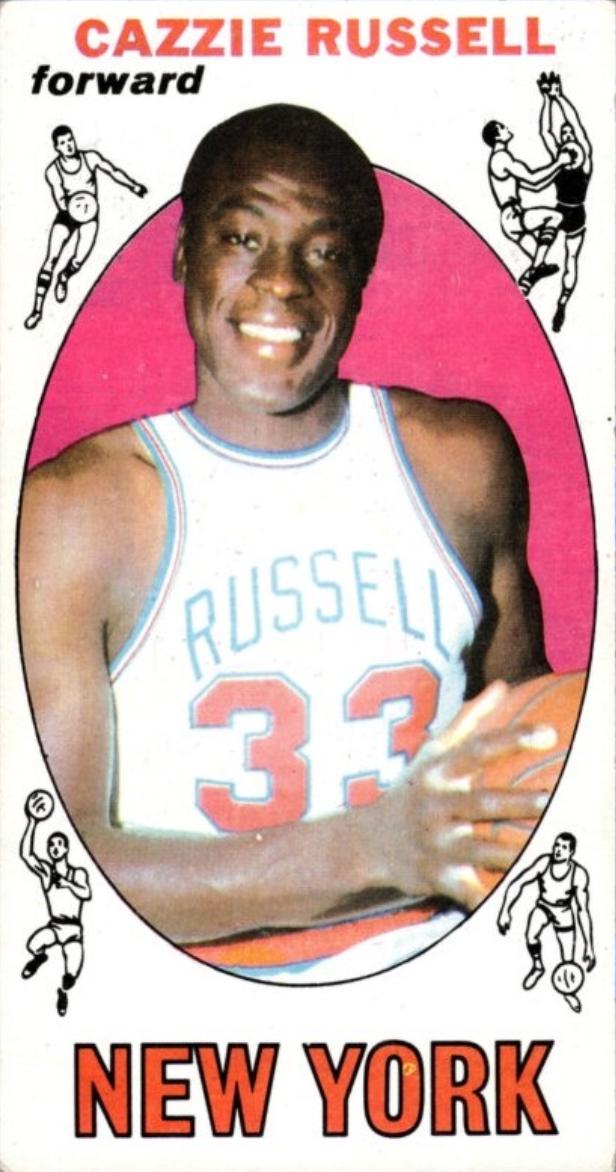 Cazzie Russell #3 Basketball Cards 1969 Topps