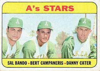 A's Stars: Sal Bando / Bert Campaneris / Danny Cater