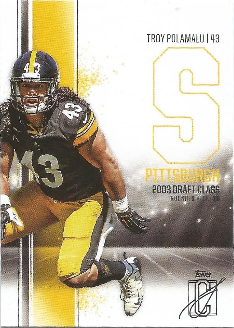 Troy Polamalu #46 Football Cards 2024 Topps Signature Class