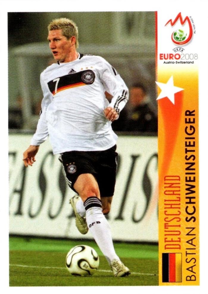 Bastian Schweinsteiger #499 2008 Panini UEFA Euro Sticker
