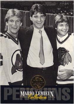 Mario Lemieux #3 1993-94 Leaf Hockey Mario Lemieux Collection