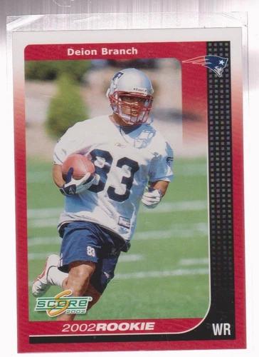 Deion Branch #296 Football Cards 2002 Panini Score