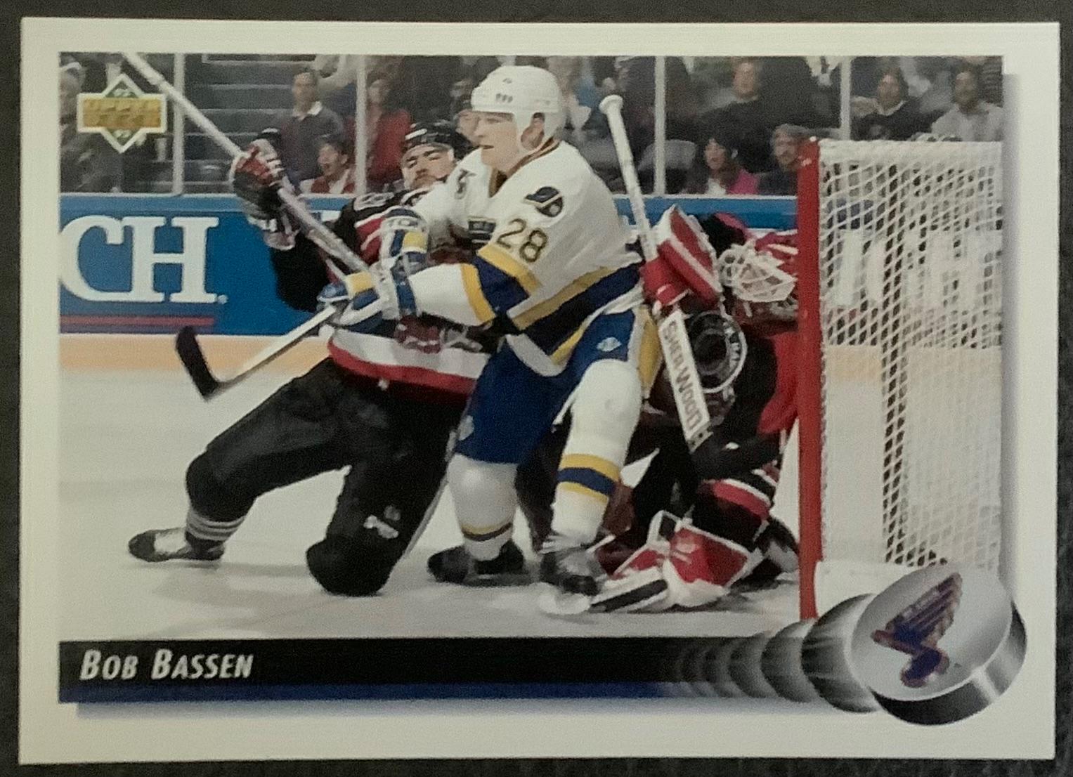 Bob Bassen #181 Hockey Cards 1992 Upper Deck