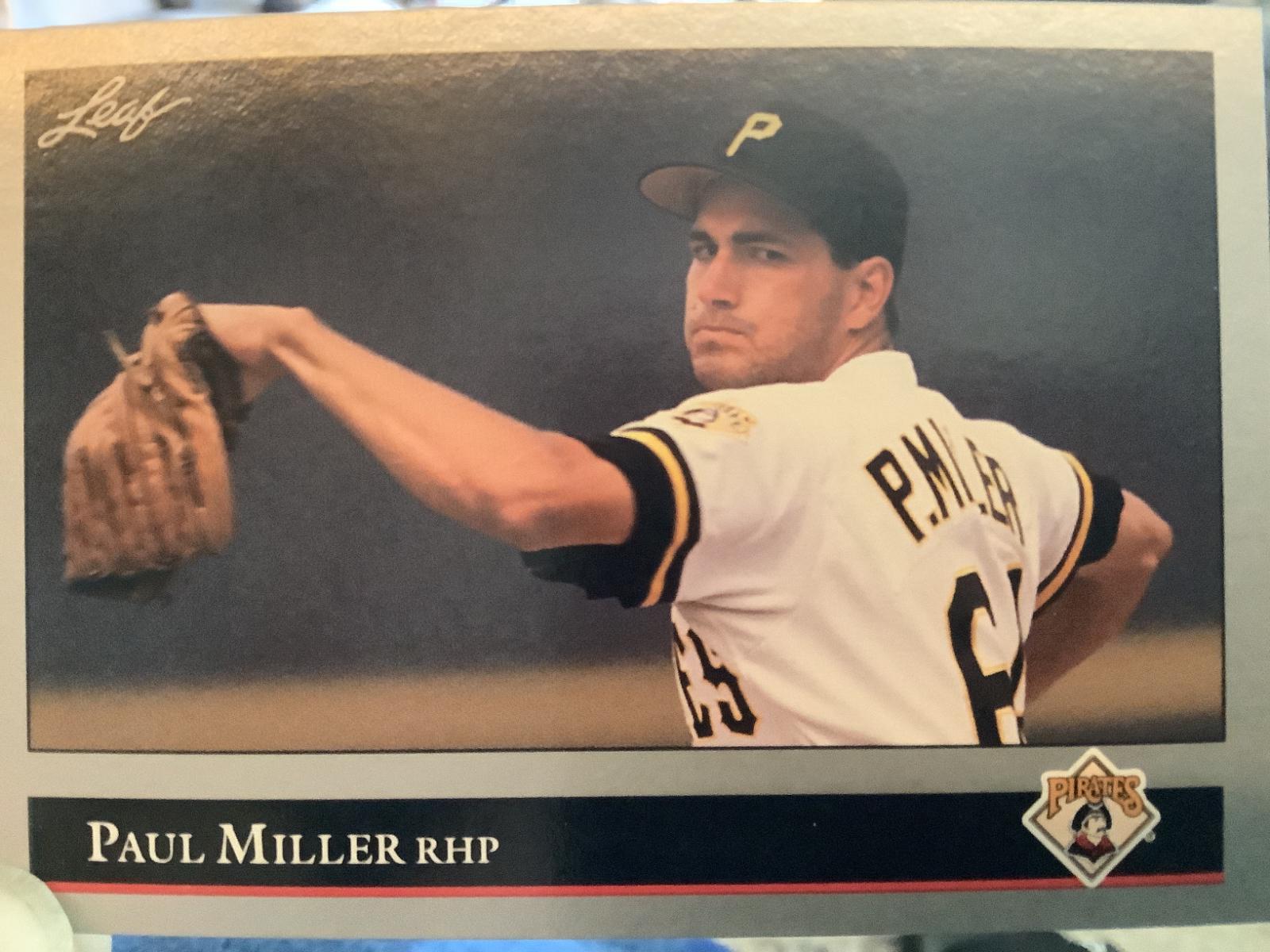 Paul Miller #492 Baseball Cards 1992 Leaf
