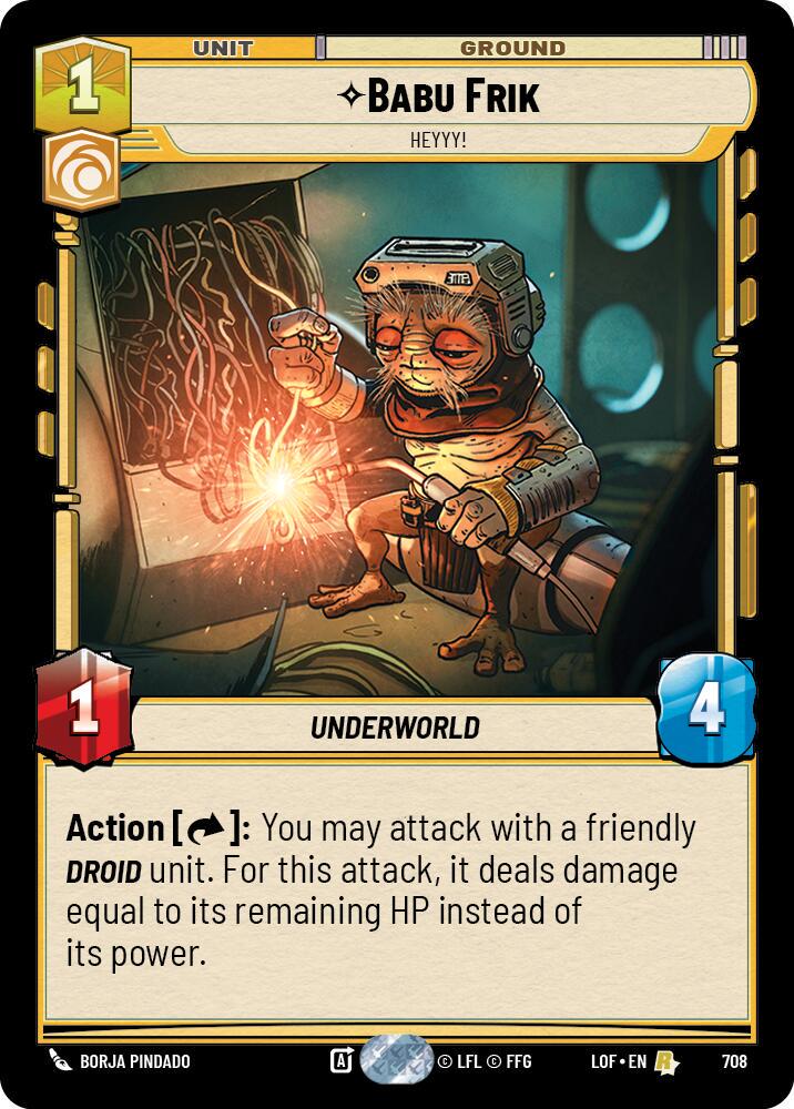 Babu Frik - Heyyy! [Foil] #708