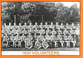 1930 Volunteers #214 1990 Tennessee Volunteers Centennial Football