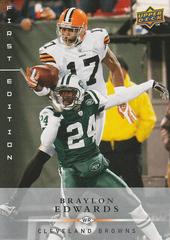 Braylon Edwards [First Edition] #38 Football Cards 2008 Upper Deck First Edition Prices
