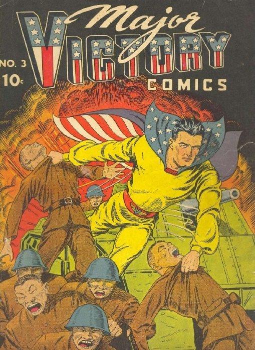 Major Victory Comics #3 (1945) Comic Books Major Victory Comics