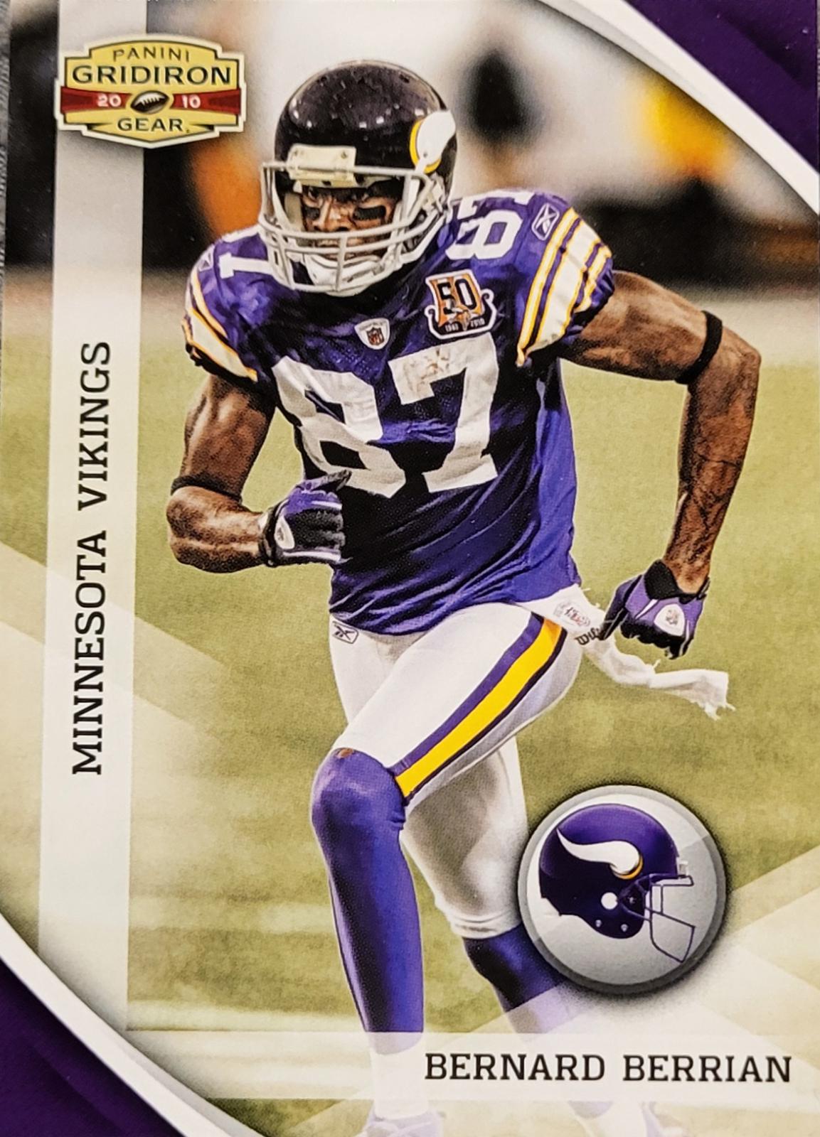 Bernard Berrian #80 Football Cards 2010 Panini Gridiron Gear