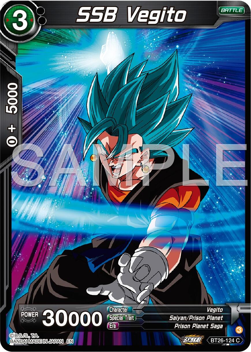 SSB Vegito BT26-124 Dragon Ball Super Ultimate Advent