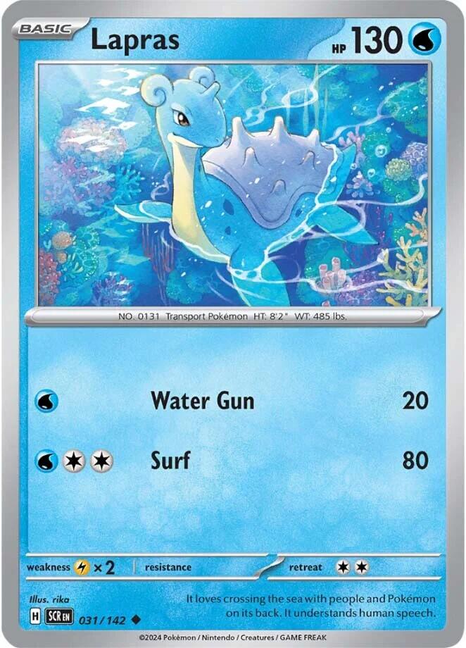 Lapras #31 Pokemon Stellar Crown