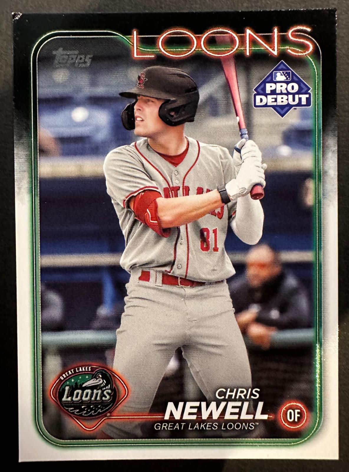 Chris Newell #PD-100 Baseball Cards 2024 Topps Pro Debut