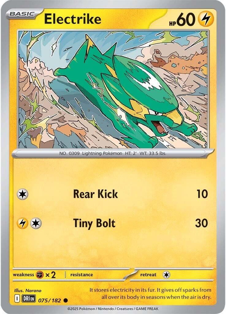 Electrike #75 Pokemon Destined Rivals
