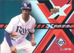 B.J. Upton #X-BU Baseball Cards 2008 Upper Deck X Xponential Prices