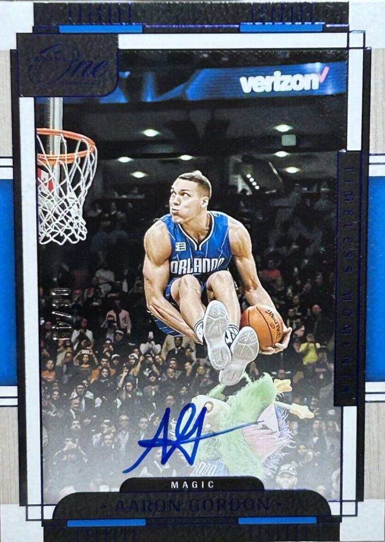 Aaron Gordon #TMA-AAG Basketball Cards 2023 Panini One and One Timeless Moments Autograph