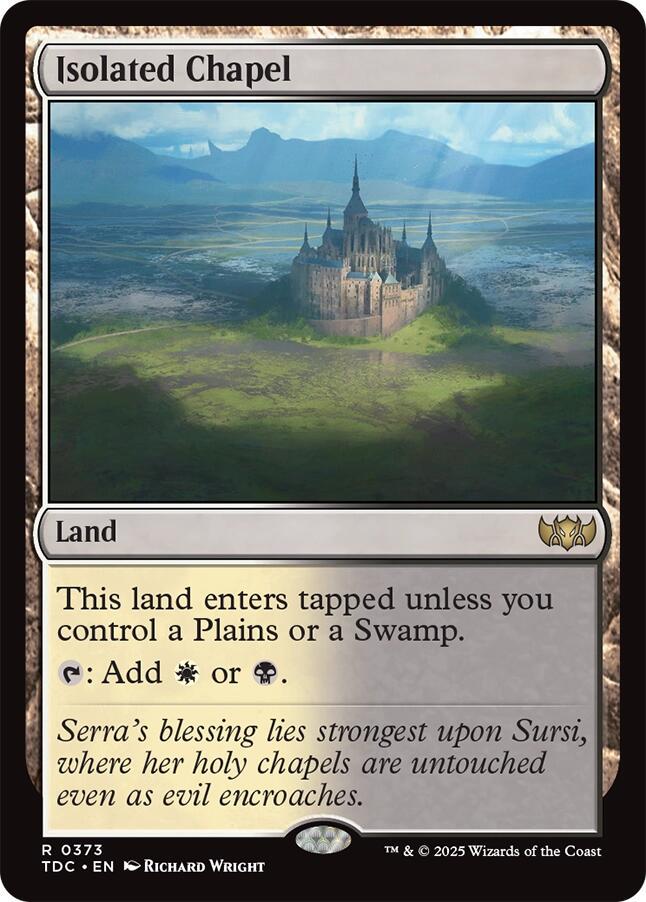 Isolated Chapel #373 Magic Tarkir: Dragonstorm Commander