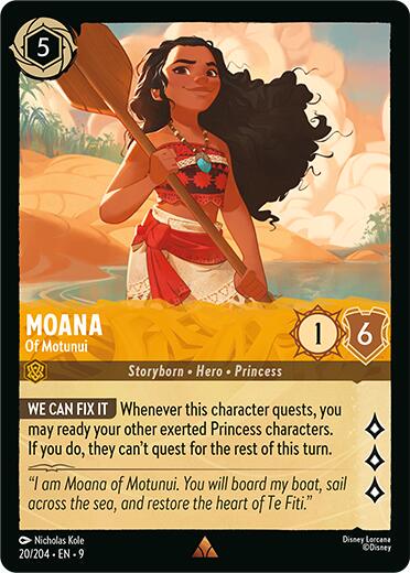 Moana - Of Motunui #20 Prices | Lorcana Fabled | Lorcana Cards