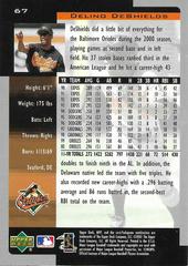 Back | Delino DeShields Baseball Cards 2001 Upper Deck MVP