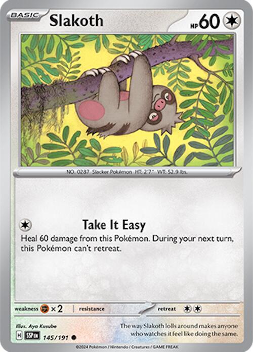 Slakoth #145 Pokemon Surging Sparks