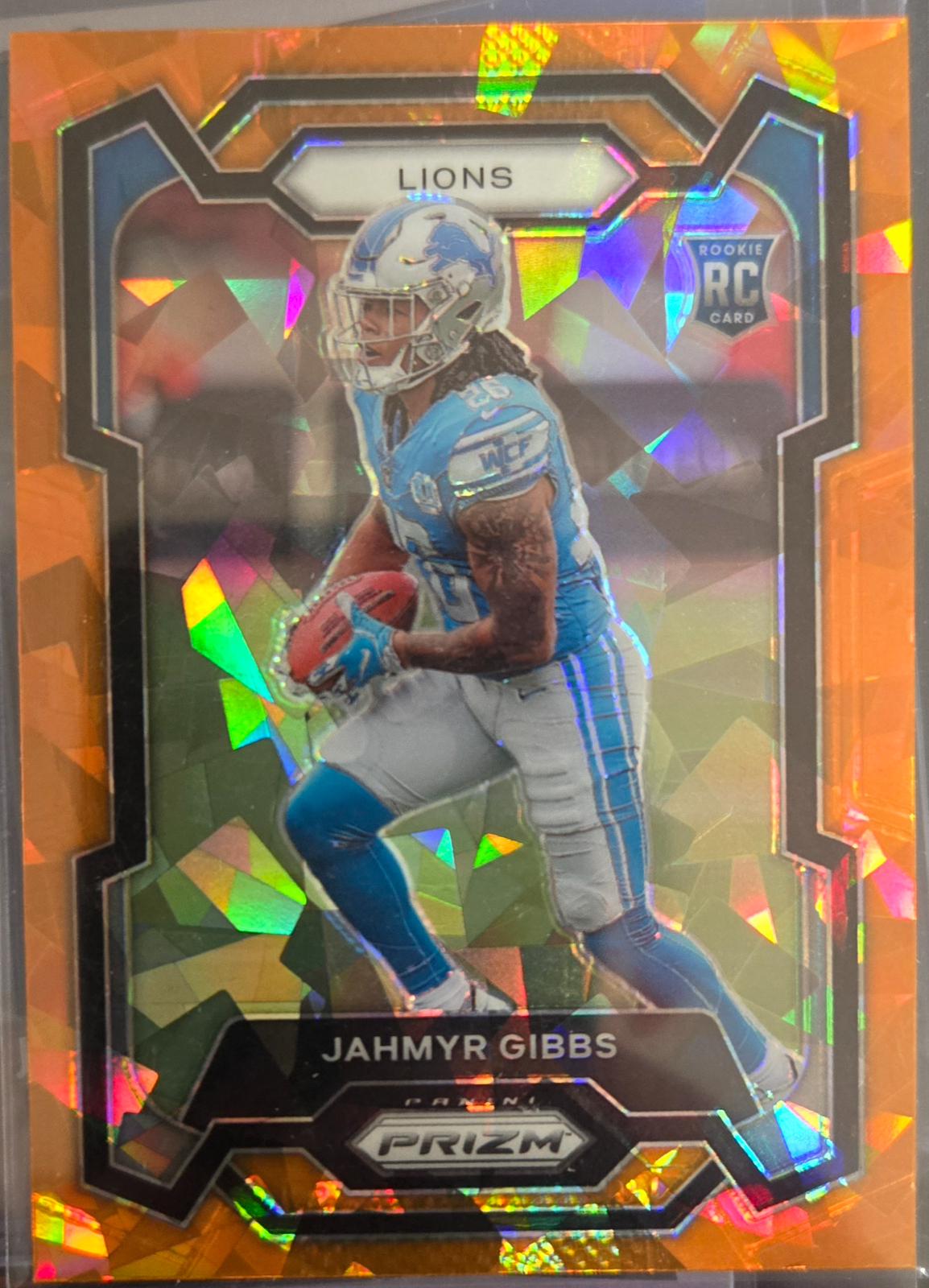 Jahmyr Gibbs [Orange Ice] #331 Prices | 2023 Panini Prizm