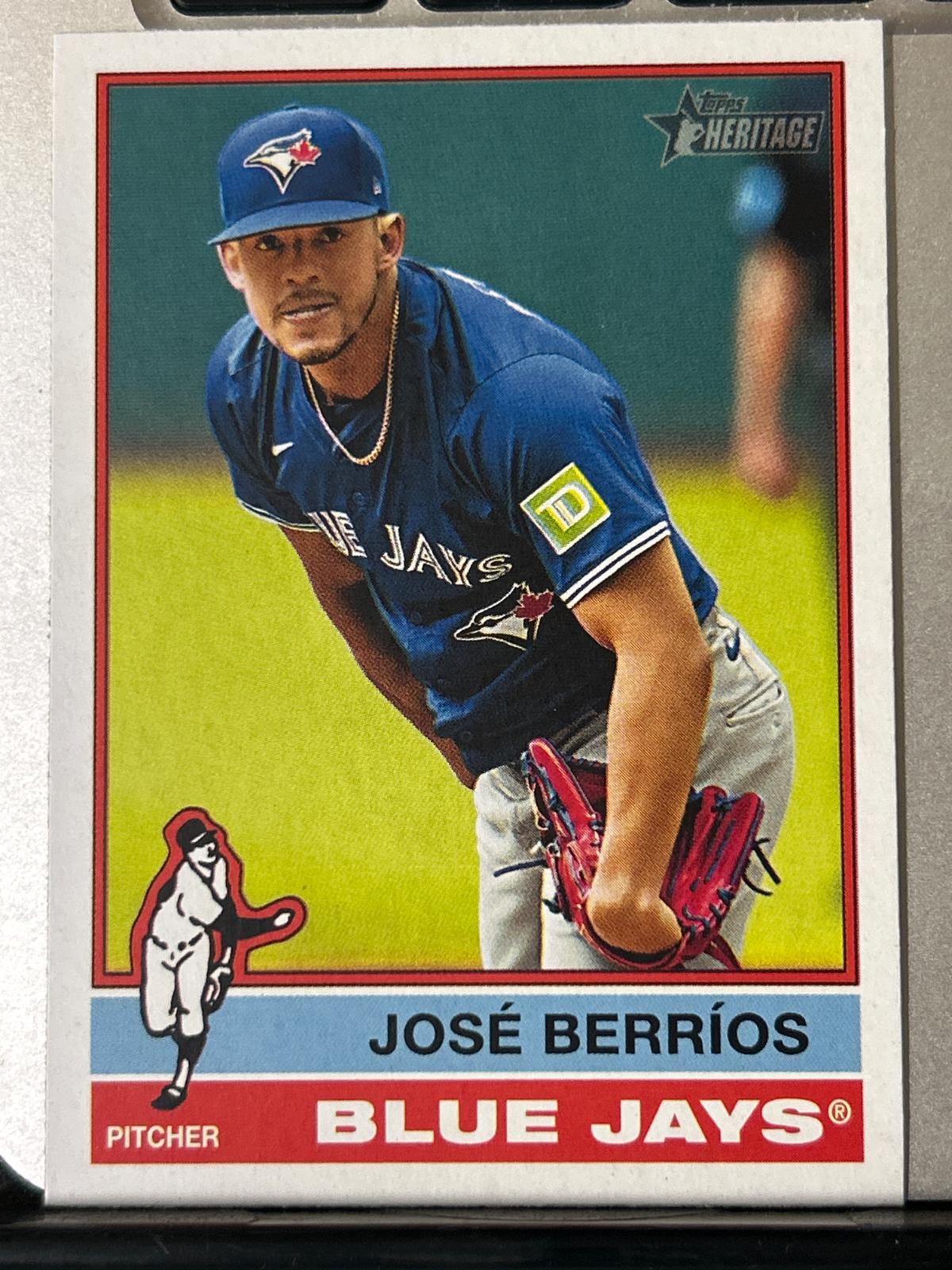Jose Berrios #38 Baseball Cards 2025 Topps Heritage