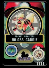 Gardie #58 from Pokemon Japanese Sealdass Series 1