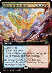 Splatter Technique [Extended Art Foil] #356