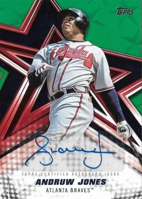 Andruw Jones [Green Foil] #BSA-AJ