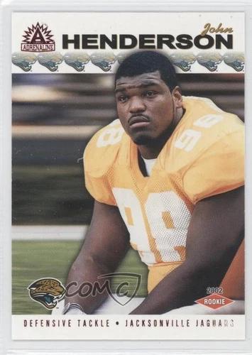 John Henderson #131 Football Cards 2002 Pacific Adrenaline