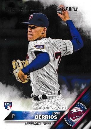 Jose Berrios, #US228 Baseball Cards 2016 Topps Update