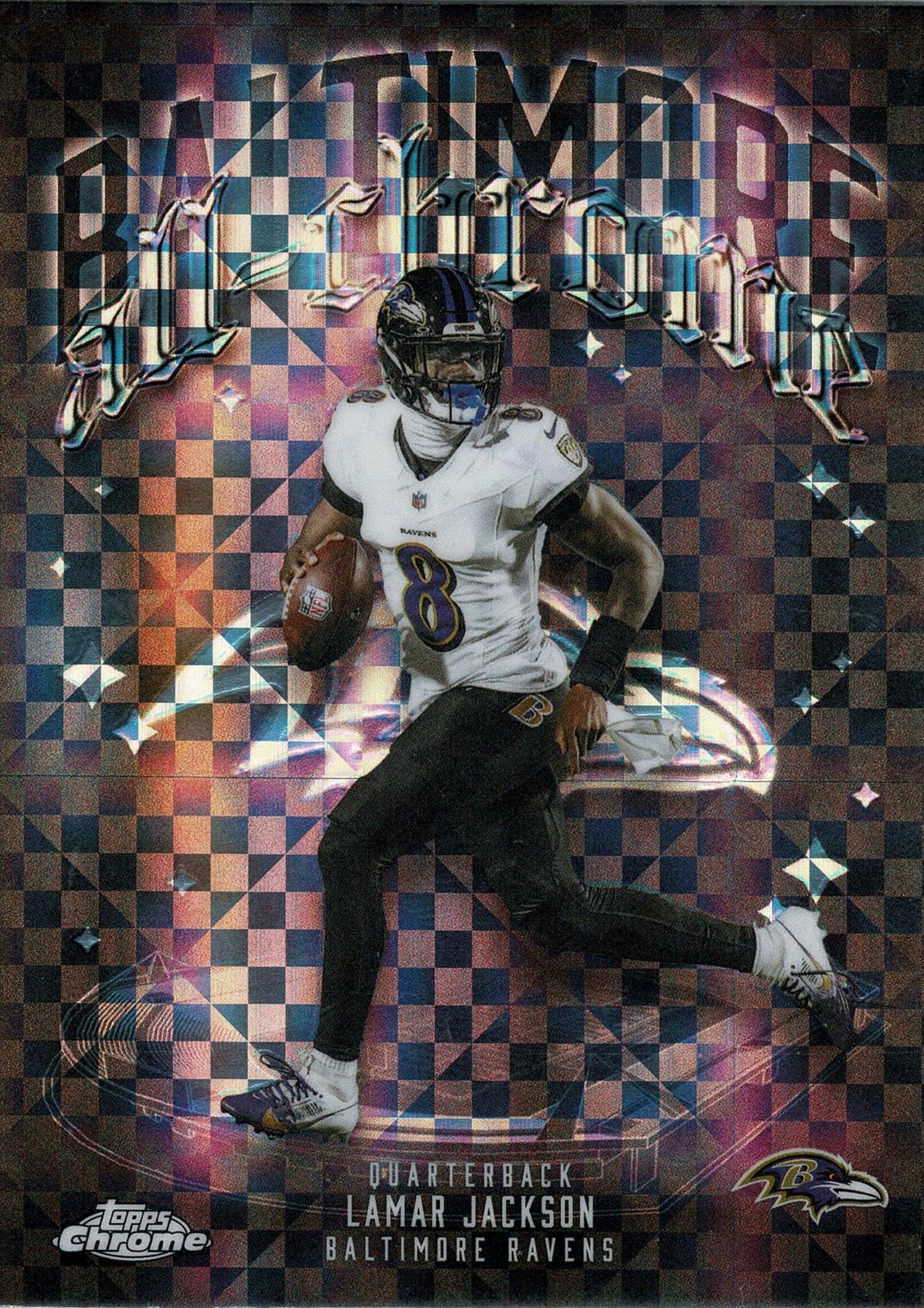 Lamar Jackson [X-Fractor] #ACT-1