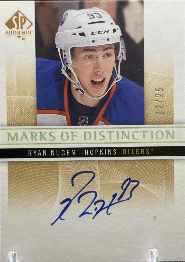 Ryan Nugent-Hopkins #MD-RN Hockey Cards 2012 SP Authentic Marks of Distinction