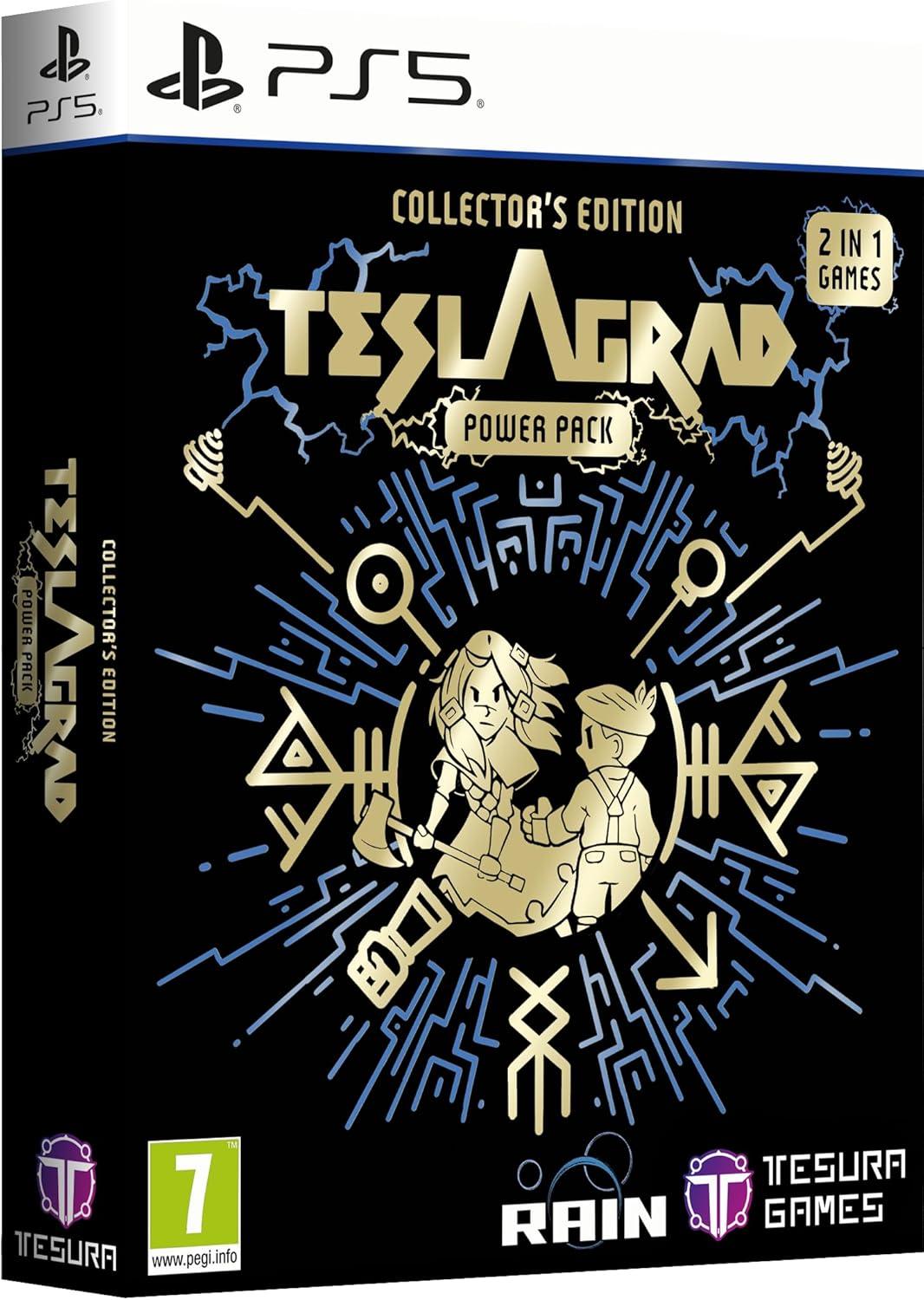 Carátula de Teslagrad Power Pack Collectors Edition para PS5 (edición PAL España)
