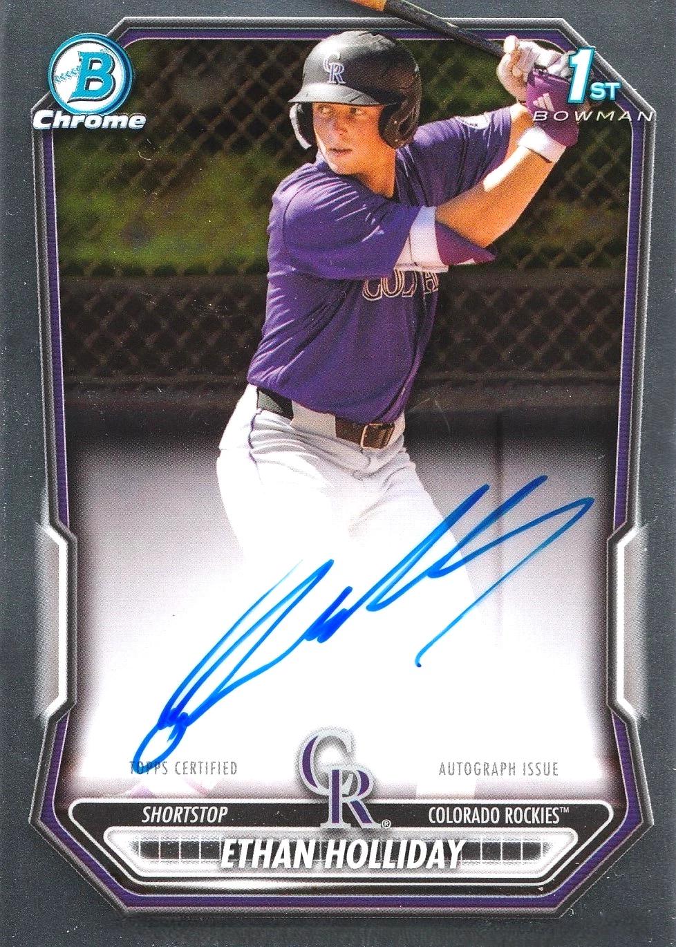 Ethan Holliday #CPA-EH Prices | 2026 Bowman Chrome Prospect 